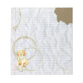 Mijn Golden Ate Mijn Lesson Plan Notitieblok (Voorkant)