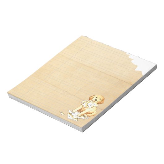 Mijn Golden Ate Mijn thuiswerk Notitieblok (Linkerzijde)