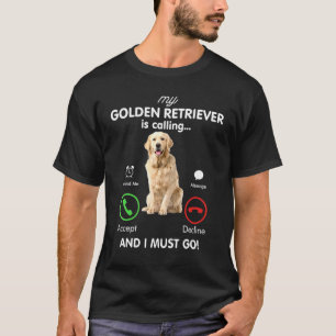 Mijn Golden Cream Retriever noemt 'Dog Birthday' T-shirt