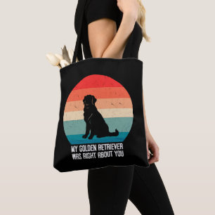 Mijn Golden Retriever had gelijk over je retro Tote Bag