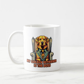 Mijn Golden Retriever is de baas Koffiemok