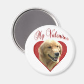Mijn Golden Retriever Valentijn Magneet (Voorkant / Achterkant)