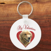 Mijn Golden Retriever Valentijn Sleutelhanger (Achterkant)