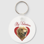 Mijn Golden Retriever Valentijn Sleutelhanger (Achterkant)