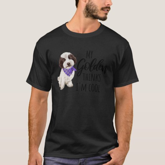 Mijn Gouden Denkt Ik Koele Hond 1 T-shirt (Voorkant)