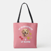 Mijn gouden rector is mijn Valentijn Tote Bag (Achterkant)