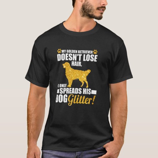 Mijn gouden rector verspreidt zijn hond. Cute T-shirt (Voorkant)