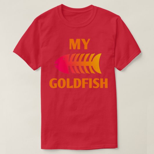 Mijn goudvis t-shirt (Design voorkant)