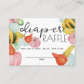 Mijn Gourd. - Baby shower Diaper Raffle Insert Plaatskaartje (Voorkant)
