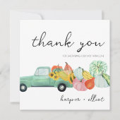 Mijn Gourd. - Baby shower Hartelijk dank Bedankkaart (Voorkant)