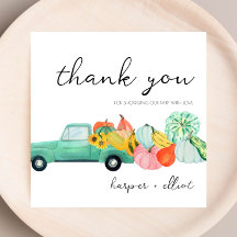 Mijn Gourd. - Baby shower Hartelijk dank