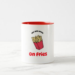 Mijn GPA draait op Fries-school lunchpauze Mok
