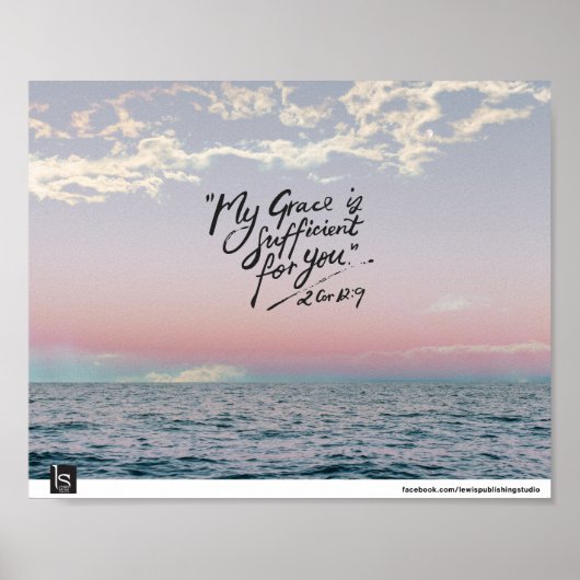 Mijn Grace is voldoende (2 Corinthians 12:9) Poster (Voorkant)