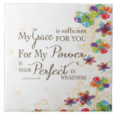 Mijn Grace is voldoende Tegeltje (Voorkant)