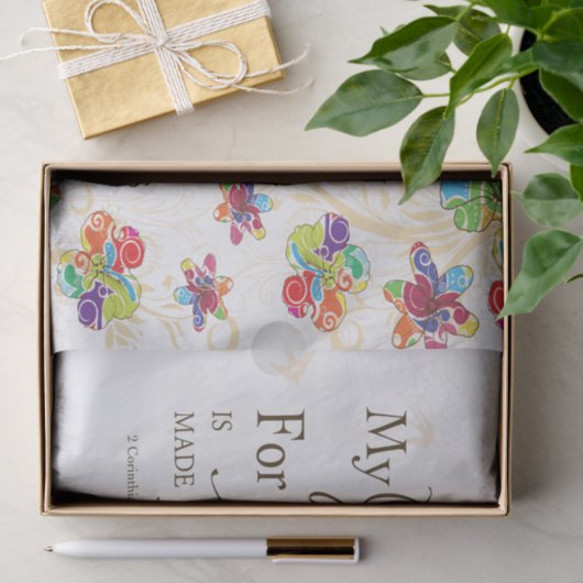 Mijn Grace is voldoende Tissuepapier (Geschenk)