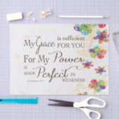 Mijn Grace is voldoende Tissuepapier (Craft)