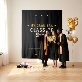 Mijn Grad Era Klas van 2026 Foto-achtergrond Wandkleed