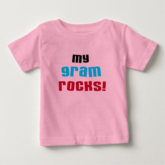 Mijn Gram Rocks T-shirts en geschenken (Voorkant)
