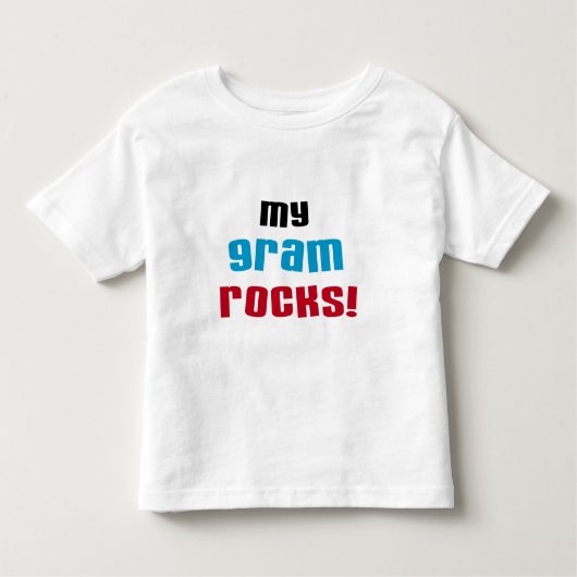 Mijn Gram Rocks T-shirts en geschenken (Voorkant)