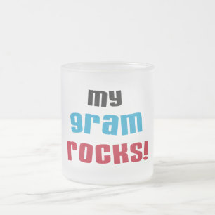 Mijn Gram Rocks T-shirts en geschenken Matglas Koffiemok