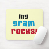 Mijn Gram Rocks T-shirts en geschenken Muismat (Met muis)