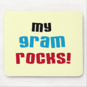 Mijn Gram Rocks T-shirts en geschenken Muismat (Voorkant)