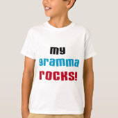 Mijn Gramma Rocks T-shirts en geschenken (Voorkant)