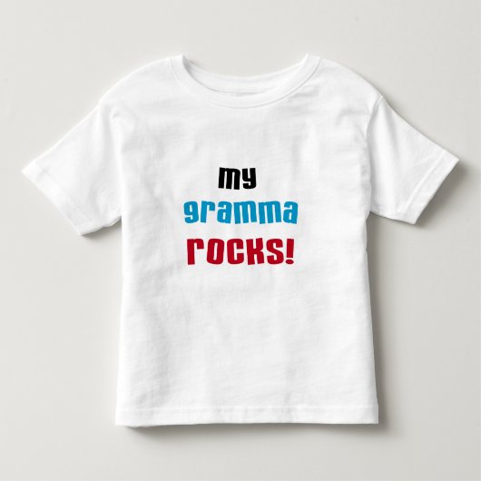 Mijn Gramma Rocks T-shirts en geschenken (Voorkant)