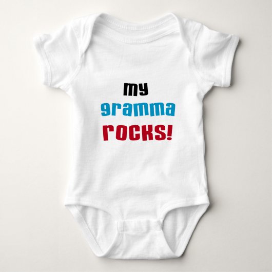 Mijn Gramma Rocks T-shirts en geschenken (Voorkant)