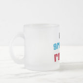 Mijn Gramma Rocks T-shirts en geschenken Matglas Koffiemok (Links)