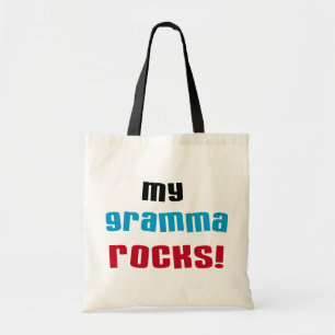 Mijn Gramma Rocks T-shirts en geschenken Tote Bag