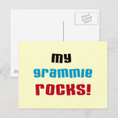 Mijn Grammie Rocks T shirten en cadeaus Briefkaart (Voorkant / Achterkant)