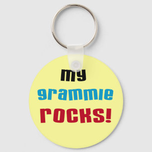 Mijn Grammie Rocks T shirten en cadeaus Sleutelhanger