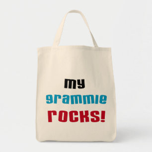 Mijn Grammie Rocks T shirten en cadeaus Tote Bag