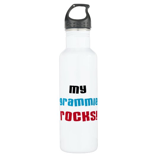 Mijn Grammie Rocks Waterfles (Voorkant)