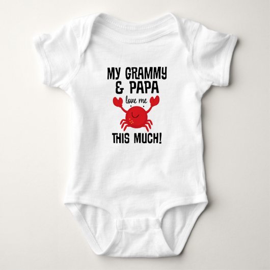 Mijn Grammy en Papa Love me Romper (Voorkant)