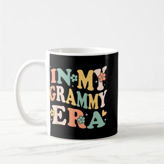 Mijn Grammy Era Grappige Sarcastische Groovy Retro Koffiemok (Links)
