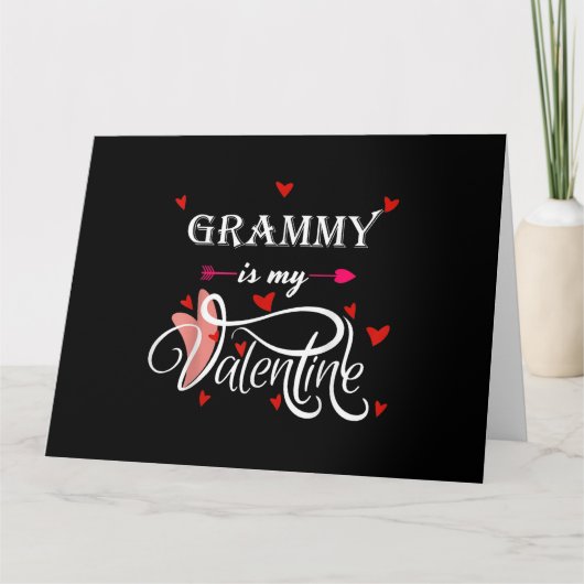 Mijn Grammy is mijn Valentijn - Valentijnsdag Gran Kaart (Voorkant)