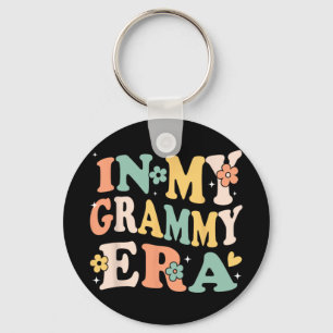 Mijn Grammy-tijdperk Funny Sarcasme Groovy Retro M Sleutelhanger