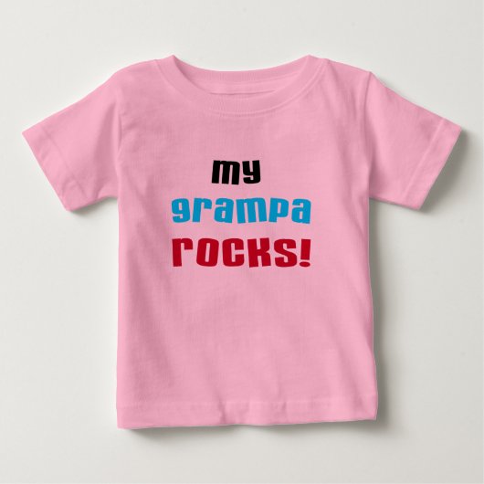 Mijn Grampa Rocks T shirten en geschenken (Voorkant)