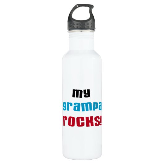 Mijn Grampa Rocks Waterfles (Voorkant)
