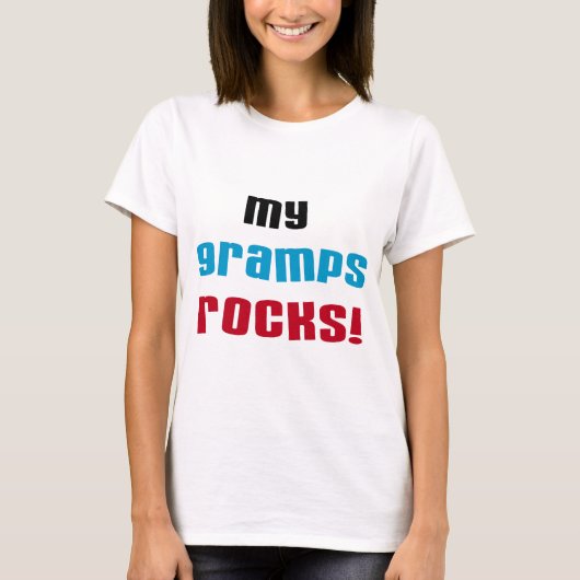 Mijn Gramps Rocks T-shirts en cadeautjes (Voorkant)