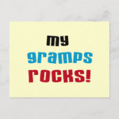 Mijn Gramps Rocks T-shirts en cadeautjes Briefkaart (Voorkant)