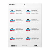 Mijn Gramps Rocks T-shirts en cadeautjes Etiket (Full Sheet)