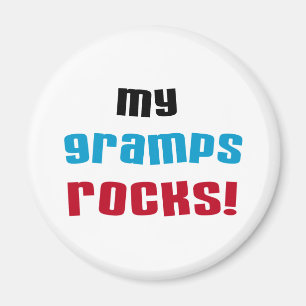 Mijn Gramps Rocks T-shirts en cadeautjes Magneet