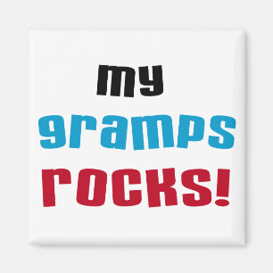 Mijn Gramps Rocks T-shirts en cadeautjes Magneet