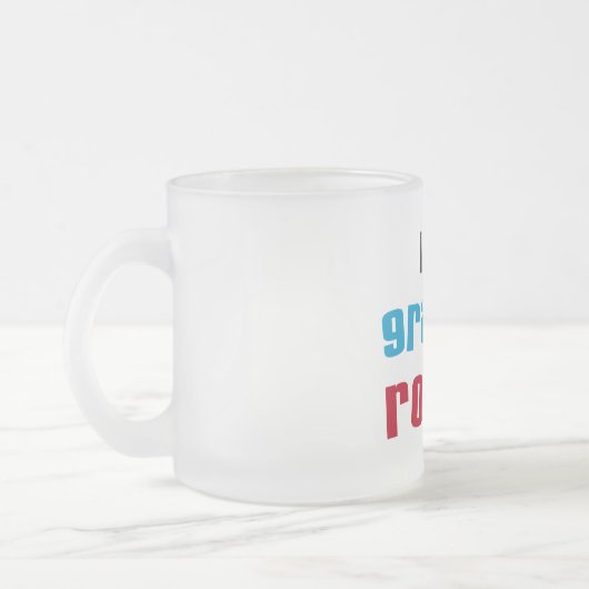 Mijn Gramps Rocks T-shirts en cadeautjes Matglas Koffiemok (Links)