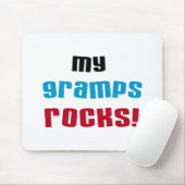 Mijn Gramps Rocks T-shirts en cadeautjes Muismat (Met muis)