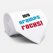 Mijn Gramps Rocks T-shirts en cadeautjes Stropdas (Opgerold)