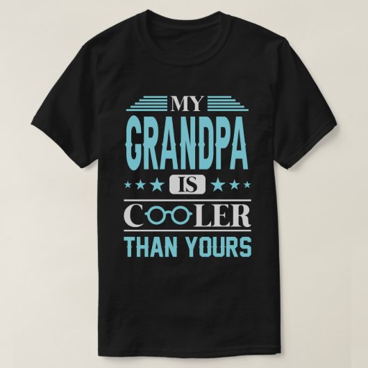 Mijn GRANDPA is koeler dan u T-shirt (Design voorkant)